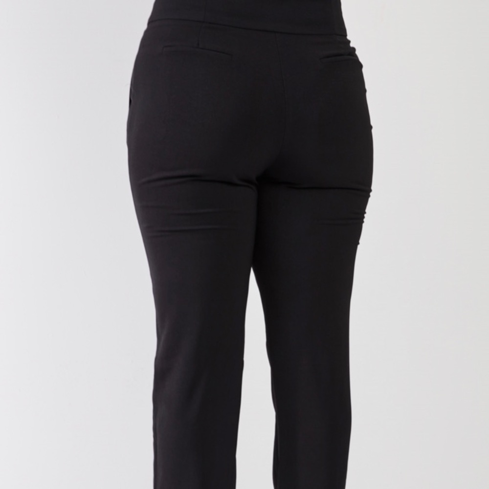 Silky Bodysuit and Office Pants Set - Picture 4 of 4